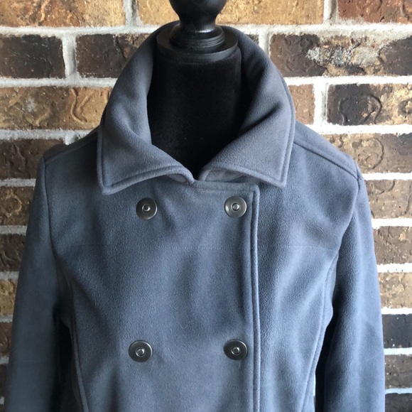 ATHLETA Gray Switchback Pea Coat - Picture 2 of 11